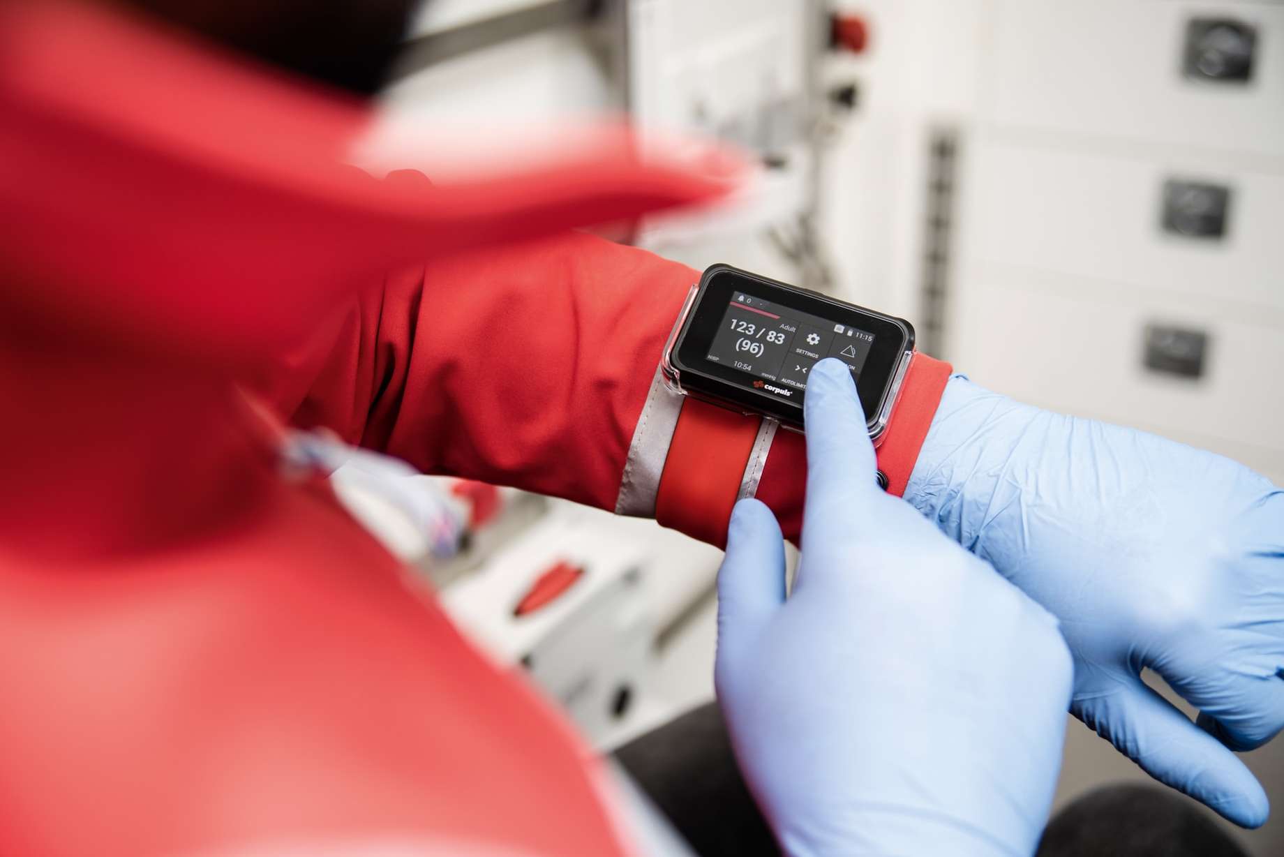 corpuls-control-in-ambulance-on-wrist-nibp corpuls control in ambulance on wrist nibp